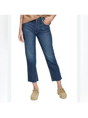 Gap cheeky straight high-rise jeans size 4 regular length dark indigo